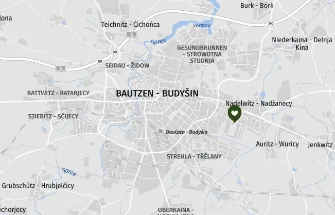 Logopädie Bautzen Standort auf Karte